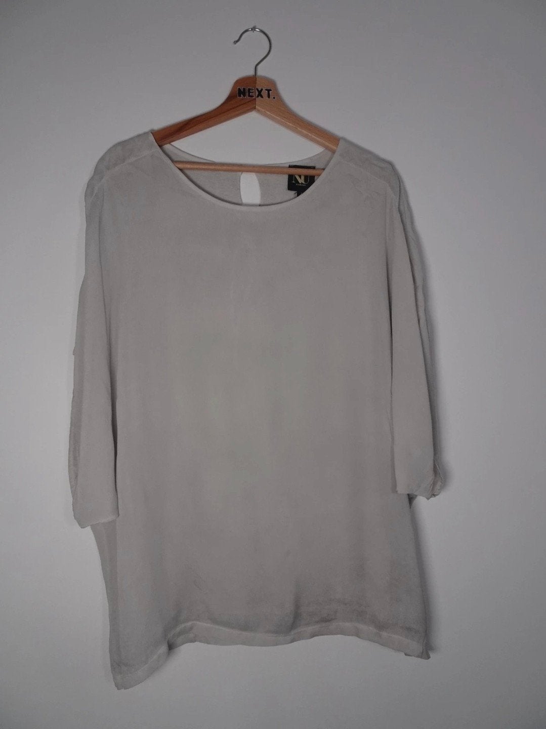 NÜ Denmark blouse maat L, Verzenden, Maat 42/44 (L), Zo goed als nieuw, Lange mouw