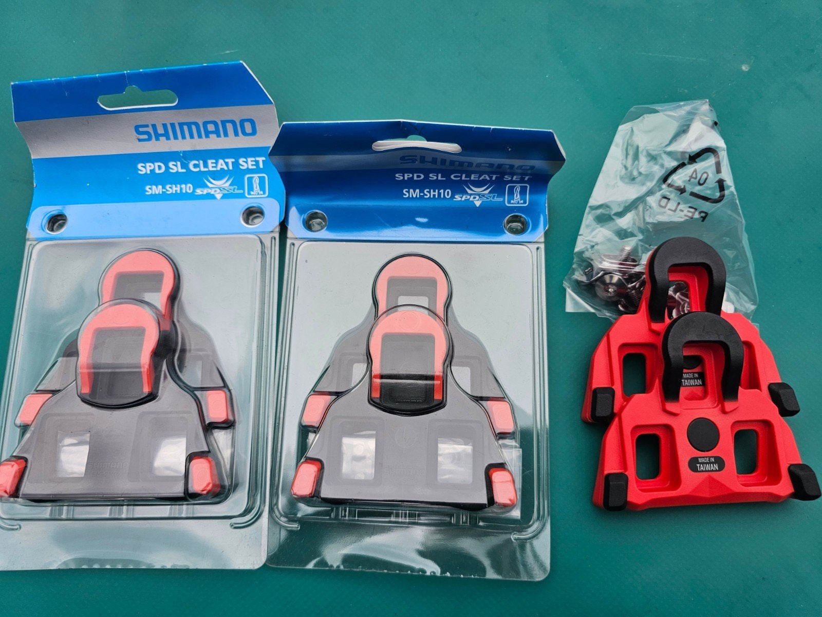 Shimano SPD-SL SM-SH10 Rode Cleats (3 sets), Ophalen of Verzenden