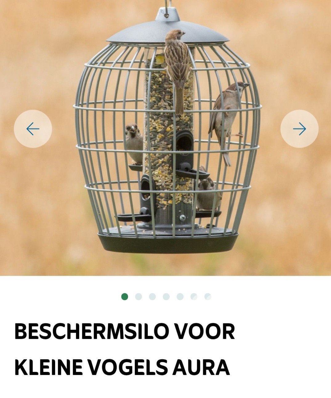 Vivara Aura beschermsilo voor kleine vogels, Tuin en Terras, Ophalen