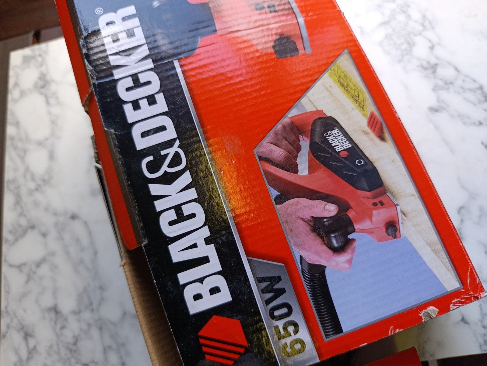 BLACK+DECKER KW712-QS Schaafmachine 650W - Zo goed als nieuw, Doe-het-zelf en Verbouw, Schaafmachines, Ophalen of Verzenden