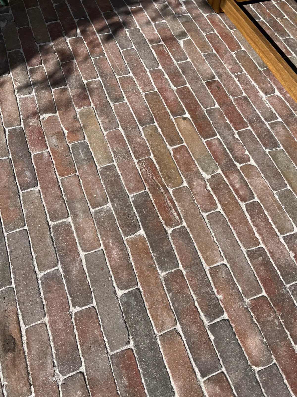 Gebakken klinkers getrommeld, ruim 6,5m2, Tuin en Terras, Tegels en Klinkers, Ophalen, Overige materialen, Klinkers, Nieuw