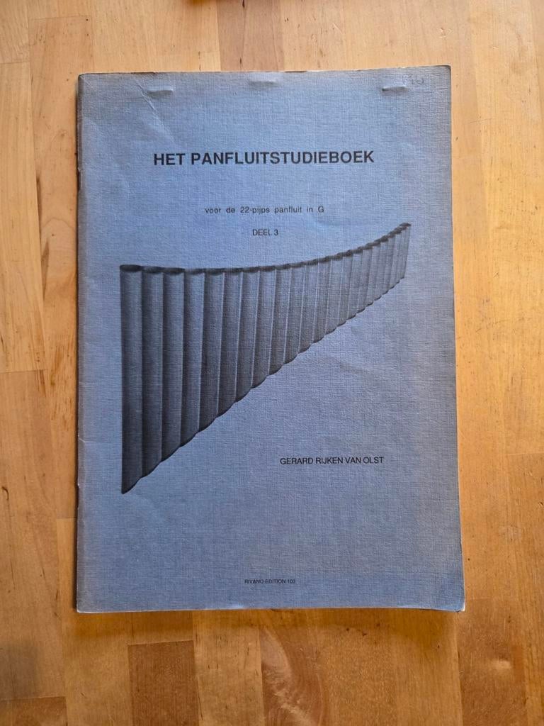 Het Panfluit Studieboek Deel 3 - Gerard Rijken van Olst, Boeken, Ophalen of Verzenden, Gelezen, Instrument, Gerard Rijken van Olst