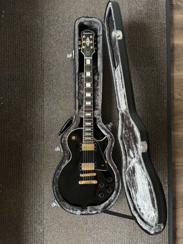 Epiphone les Paul Custom Pro + koffer, Ophalen, Zo goed als nieuw