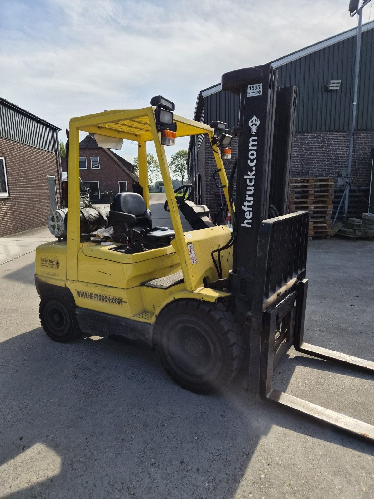 Hyster H3.00XM Heftruck op LPG - 3000 kg hefvermogen, Zakelijke goederen, LPG, 3000 tot 4000 kg, Heftruck, Ophalen of Verzenden