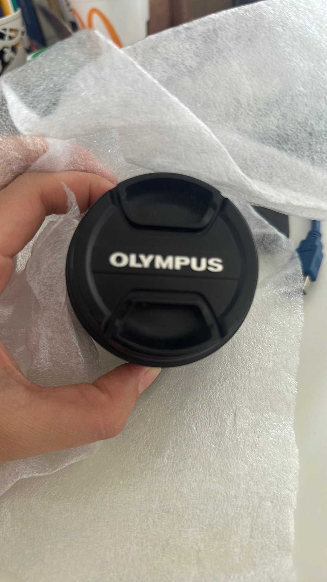 Olympus camera lens, Audio, Tv en Foto, Fotografie | Lenzen en Objectieven, Ophalen of Verzenden, Telelens