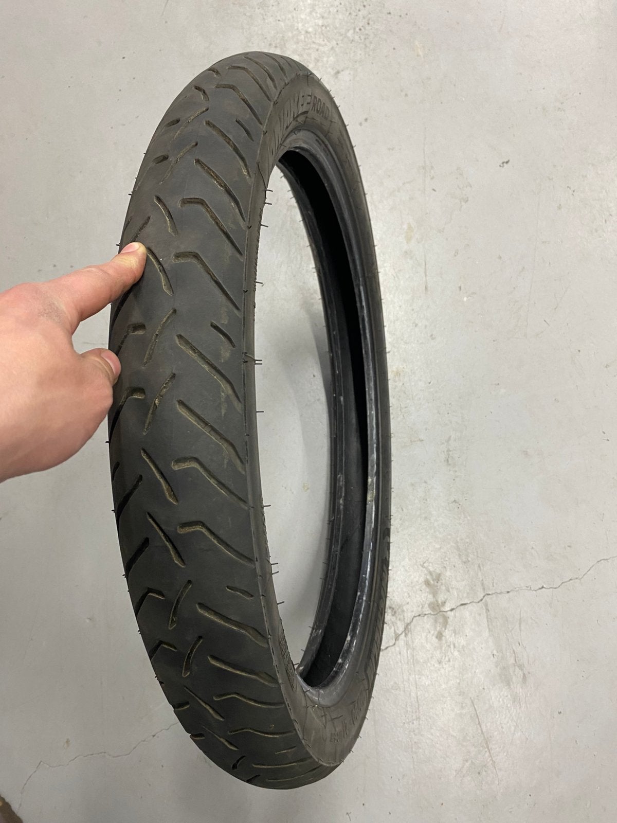 Michelin Anakee Road voorband Honda Africa Twin CRF 1000L, Ophalen of Verzenden, Gebruikt