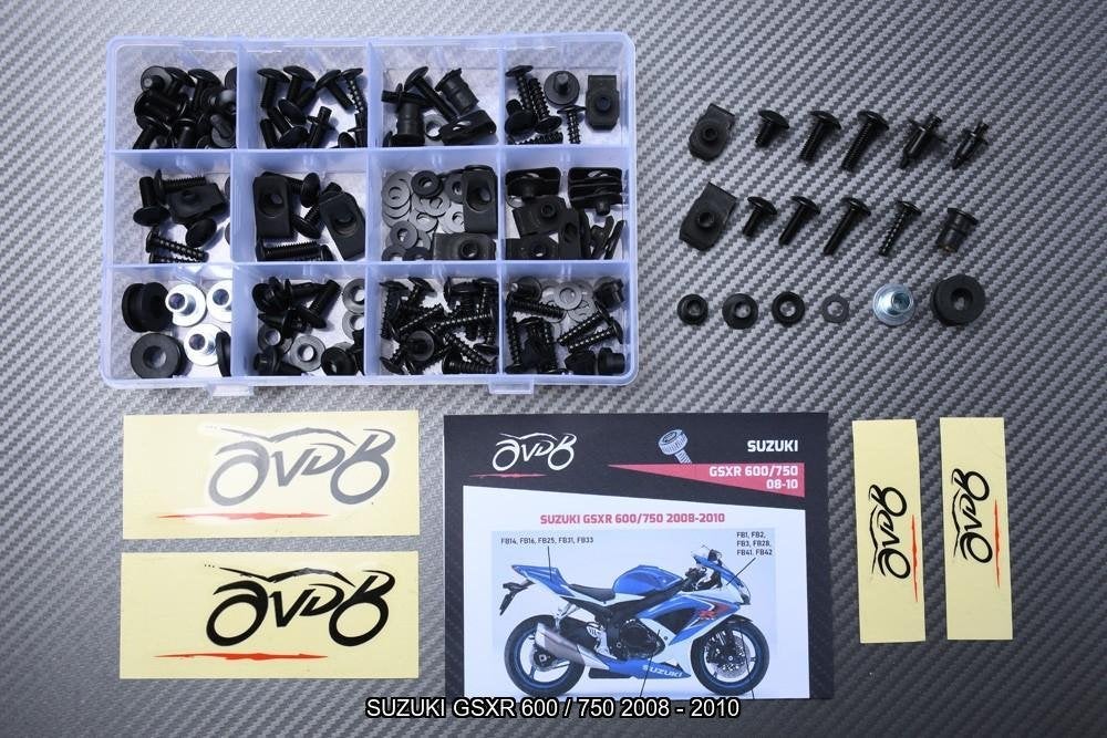 Kuip bouten set voor SUZUKI GSXR 600 750 2008 - 2010, Ophalen of Verzenden, Nieuw