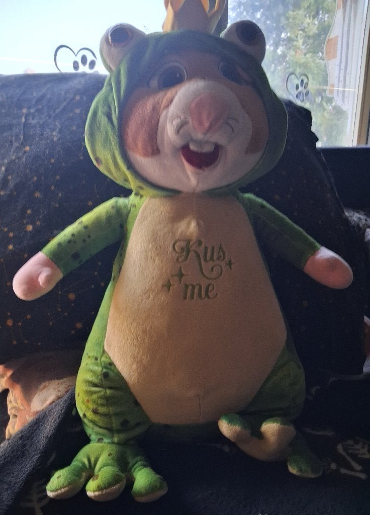 Grote hamster kikker koning, Kinderen en Baby's, Speelgoed | Knuffels en Pluche, Albert Heijn, Hamster, Ophalen of Verzenden, Zo goed als nieuw