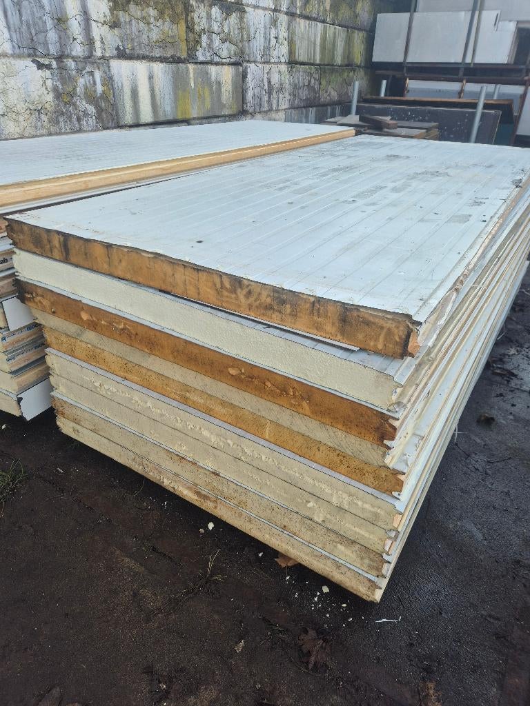 Sandwich panelen - Tussenwand – 8 cm – Pir isolatie, Ophalen, Gebruikt, -, -