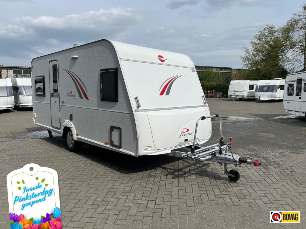 Bürstner Premio 450 TS incl .mover en voortent, Caravans en Kamperen, Rondzit, Bedrijf, 750 - 1000 kg, Bürstner