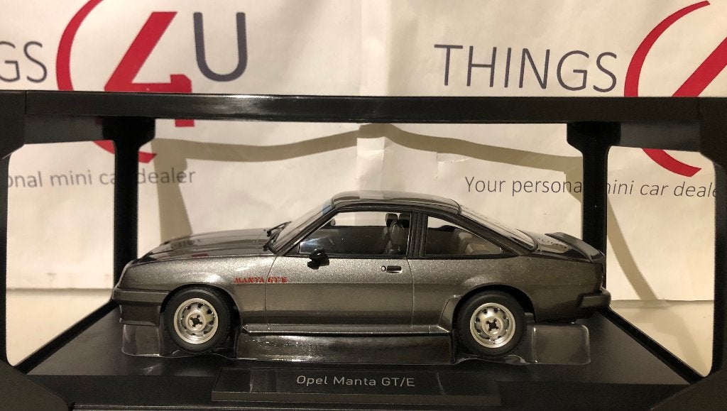 Norev 1:18 Opel Manta B GT/E 1982 grijs metallic nieuw, Hobby en Vrije tijd, Modelauto's | 1:18, Ophalen of Verzenden, Nieuw, Auto