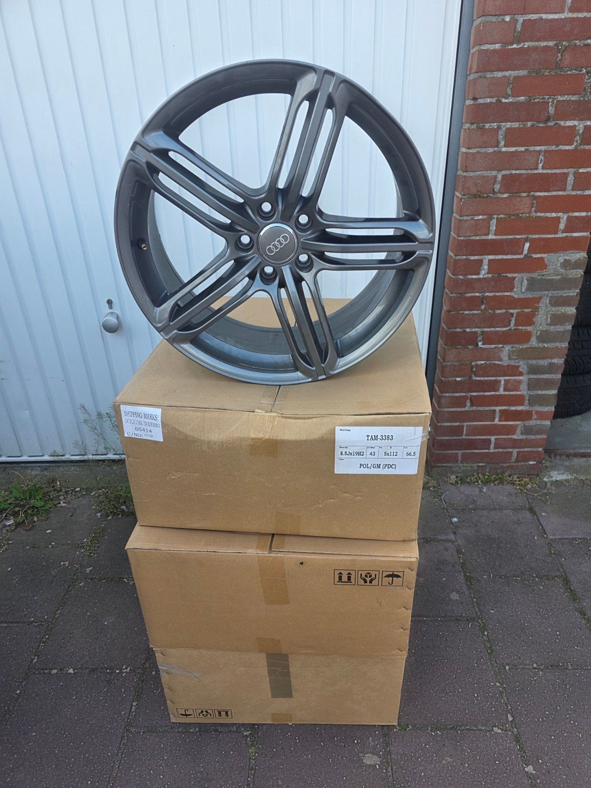 5x112 19 inch rs velgen, Ophalen