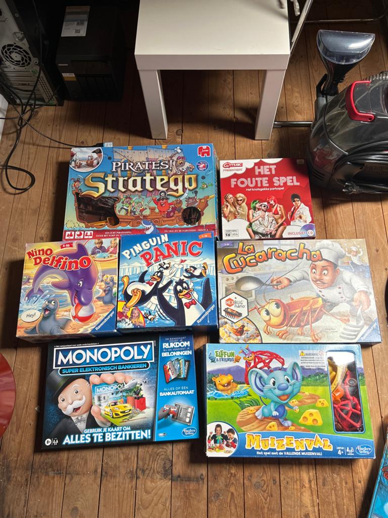 Diverse bordspellen te koop aangeboden in Beegden, Drie of vier spelers, Ophalen, Gebruikt