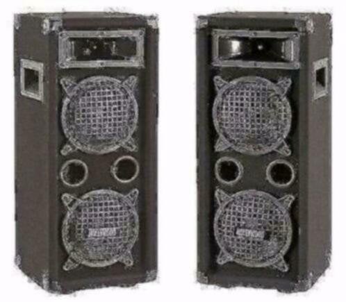 3 weg disco speakers 4 x 20 cm 600 Watt 11D