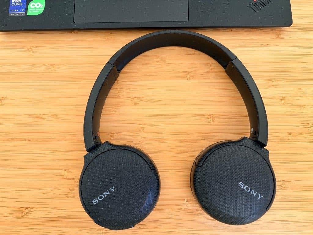 SONY WH-CH510 Zwart On-ear Headset, Audio, Tv en Foto, Koptelefoons, Draadloos, On-ear, Ophalen of Verzenden, Zo goed als nieuw
