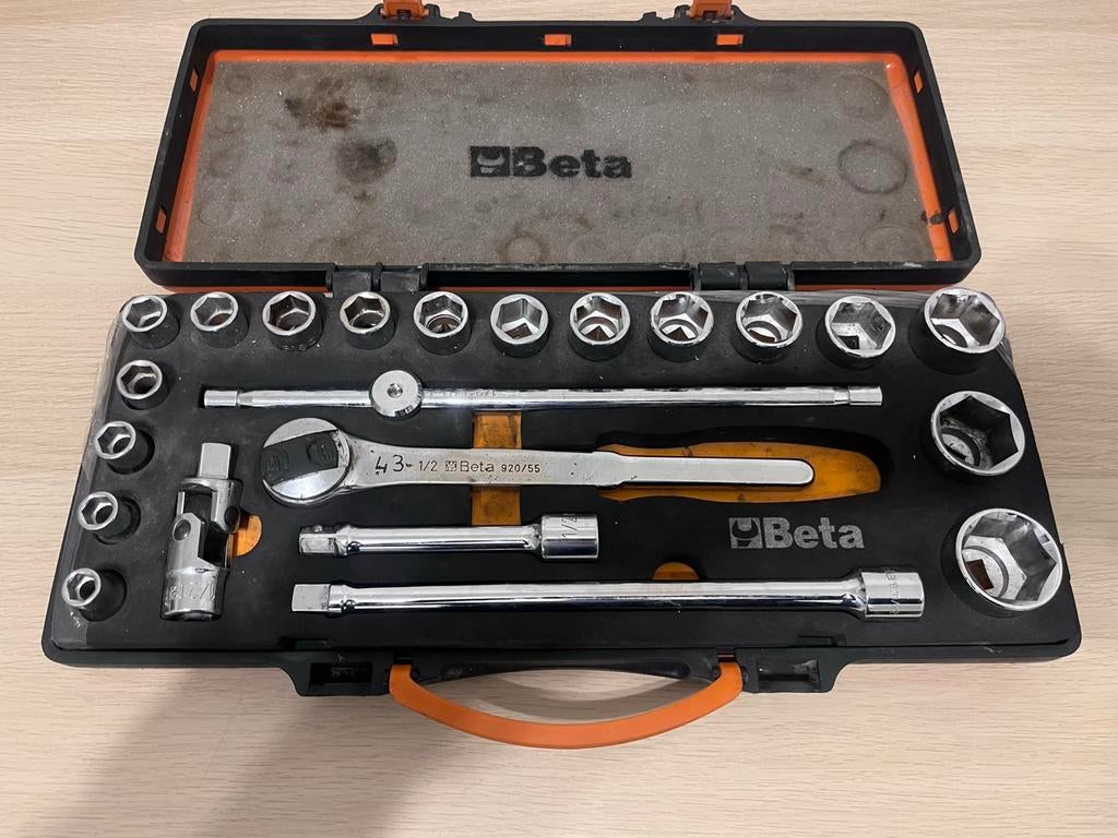 Beta doppenset 1/2” + ratel 920/55 – professioneel, Ophalen, Gebruikt