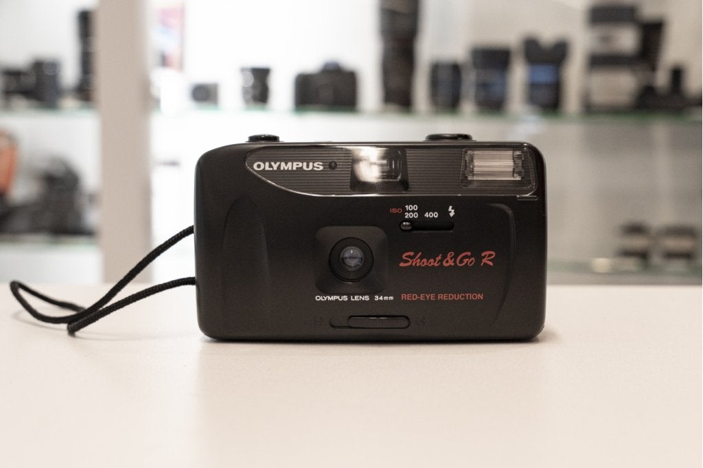 Olympus Shoot&Go R, analoog camera (Doorn), Gebruikt, Compact, Niet ingevuld, Olympus