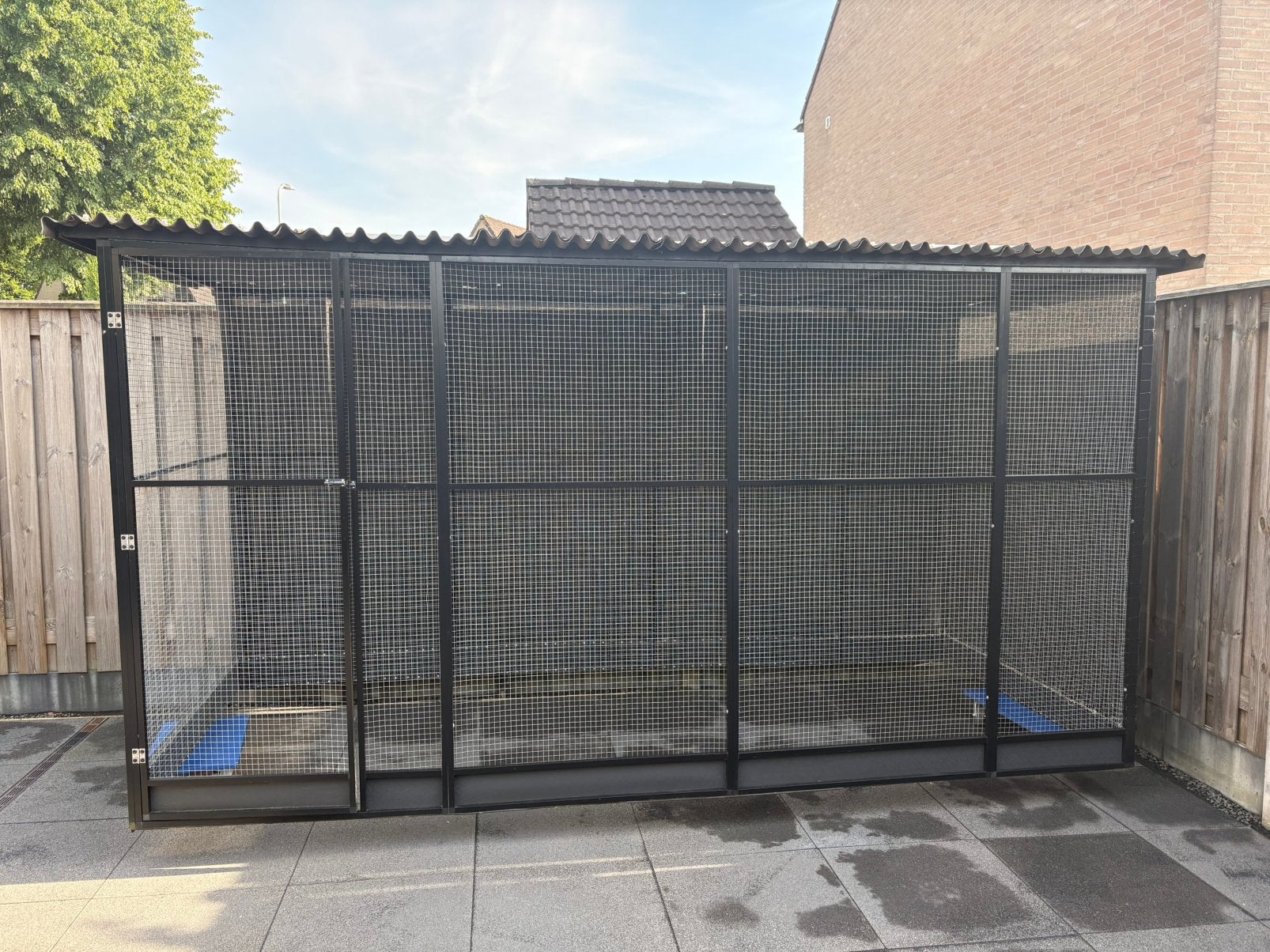 Konijnenren 350x150 cm hoogte 195 cm, Dieren en Toebehoren, Knaagdieren en Konijnen | Hokken en Kooien, Zo goed als nieuw, Ren