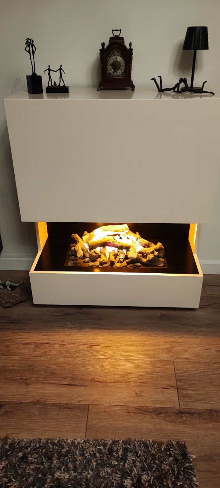 Faber optische kachel met waterverdamper, Ophalen, Vrijstaande haard, Elektrische haard