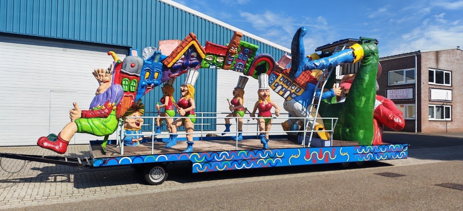 Carnavalswagen te koop - Unieke en feestelijke blikvanger, Ophalen, Gebruikt, Overige typen, Carnaval