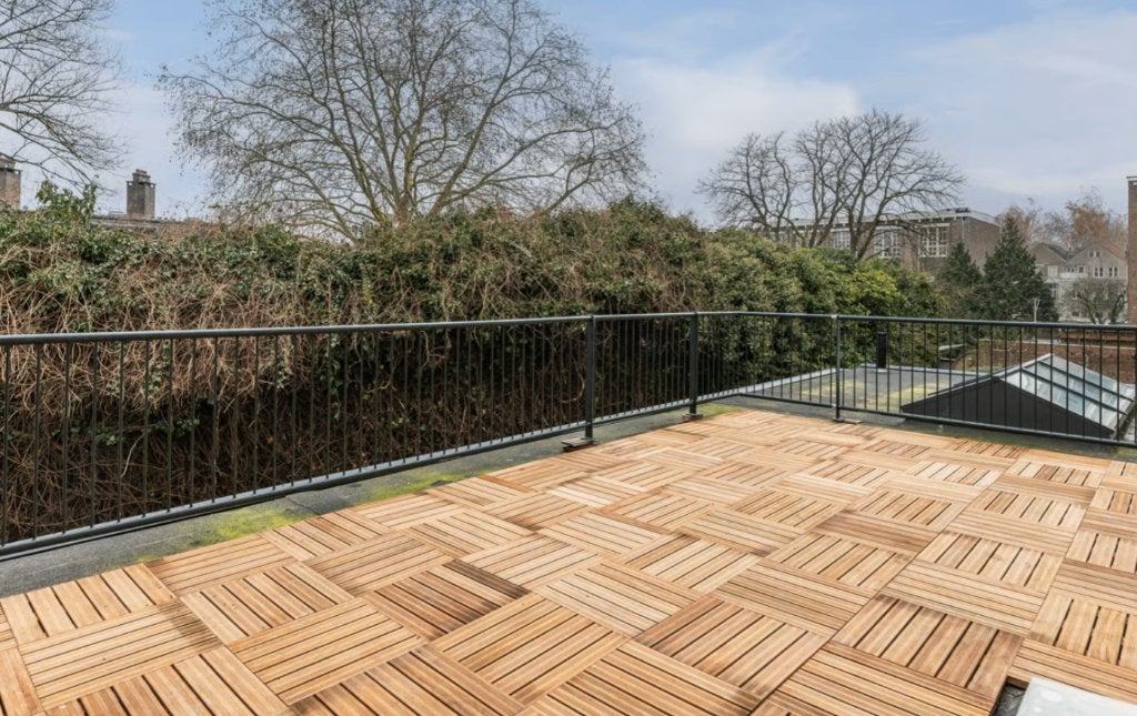 Hardhouten terrastegels 50x50 cm, Tuin en Terras, Terrasdelen en Vlonders, Ophalen, Zo goed als nieuw, Hout