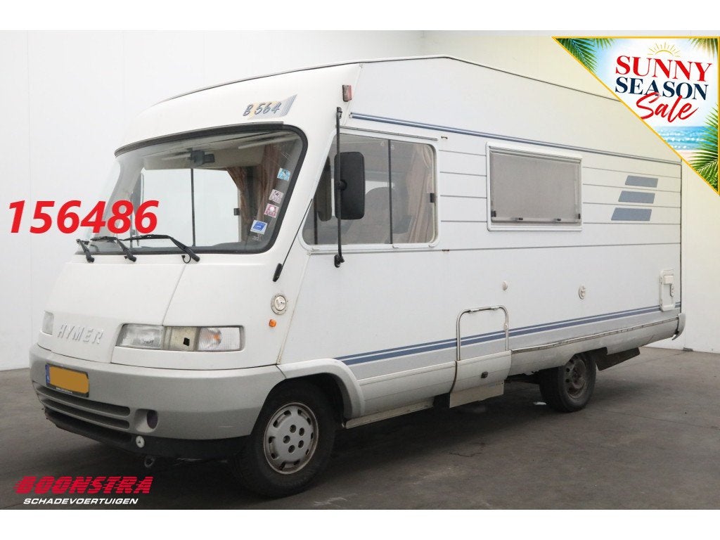 Hymer B 564 2.5 JTD luifel Hefbed Douche AHK, Fiat Ducato, Caravans en Kamperen, Campers, Integraal, Dopplerlaan 4
9207HC  DRACHTEN, NL