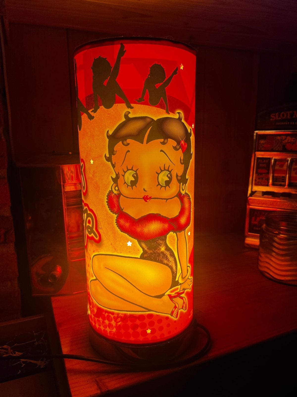 Betty Boop verlichting, Ophalen, Lichtbak of (neon) lamp