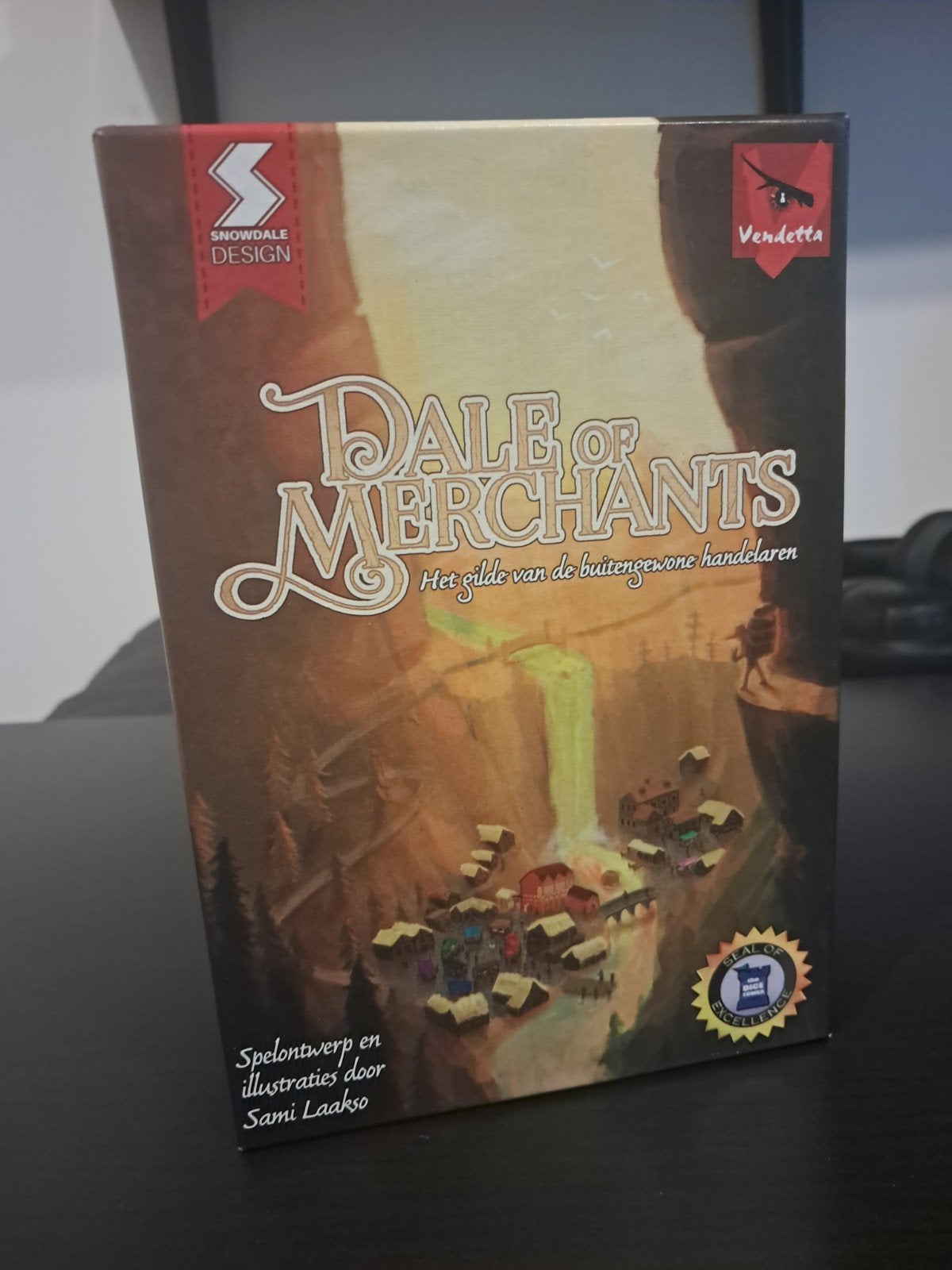 Dale of Merchants: Het gilde van de buitengewone handelaren, Ophalen of Verzenden, Zo goed als nieuw, Snowdale Design, Vendetta