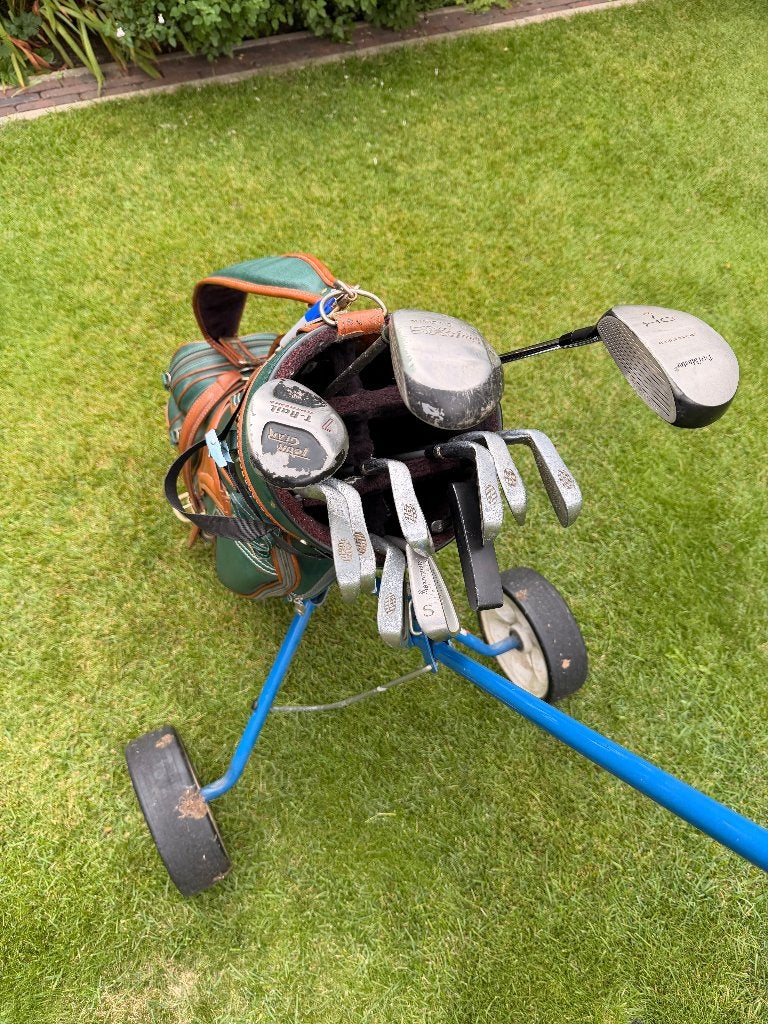 Golftas met trolley‍️🏌🏻‍♂️, Ophalen of Verzenden, Gebruikt, Tas