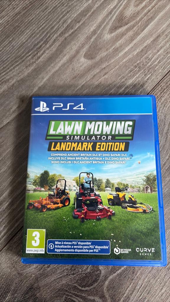 Lawn Mowing Simulator Landmark Edition PS4 (PS5 upgrade), Spelcomputers en Games, Games | Sony PlayStation 4, Ophalen, 1 speler