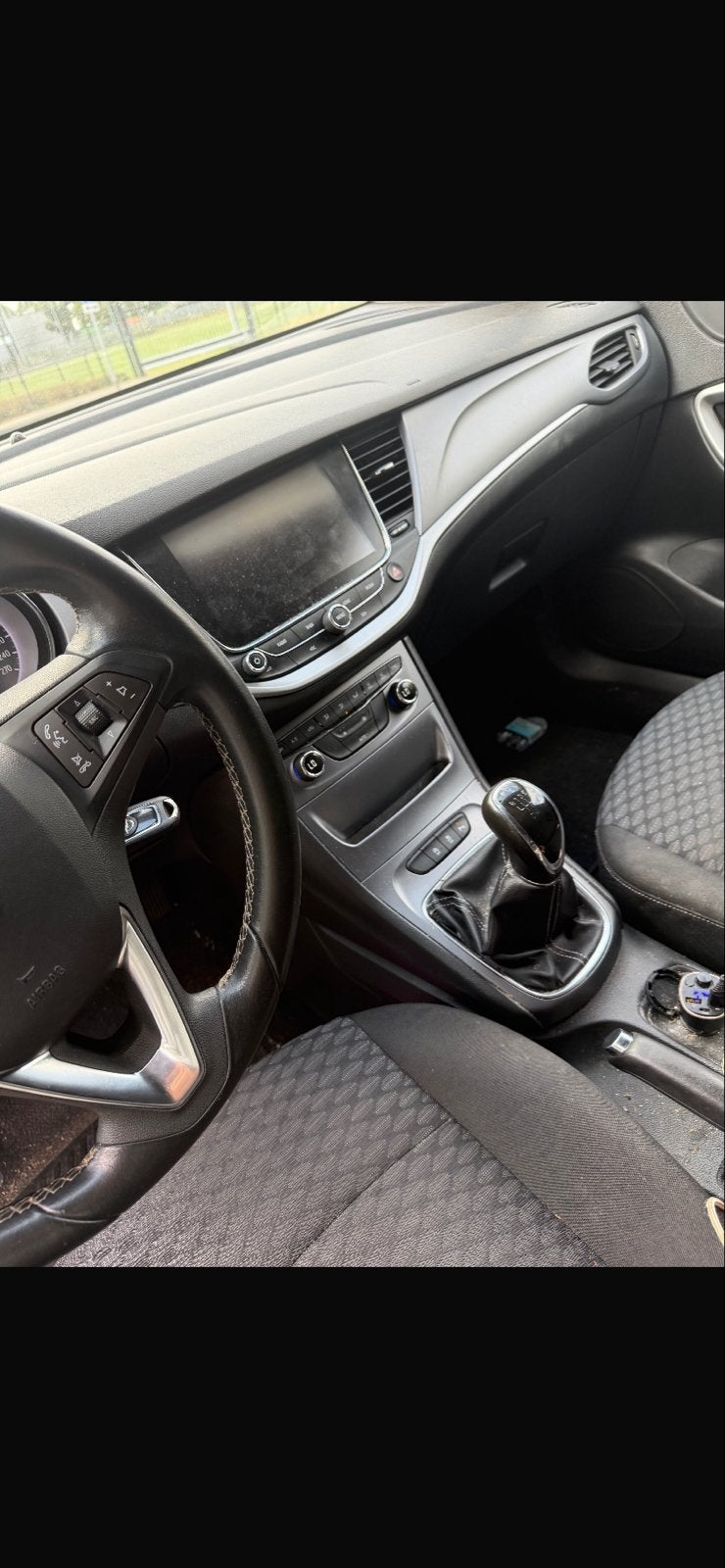 Opel Astra 1.0 Turbo 77KW 5D 2017 Zwart, 610 kg, Origineel Nederlands, Bedrijf, Handgeschakeld