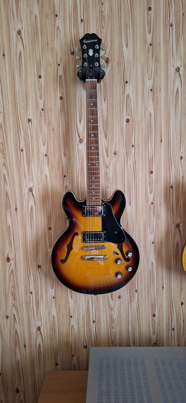 Epiphone ES 339 sunburst met split coil, Muziek en Instrumenten, Ophalen, Zo goed als nieuw, Overige typen, Met koffer