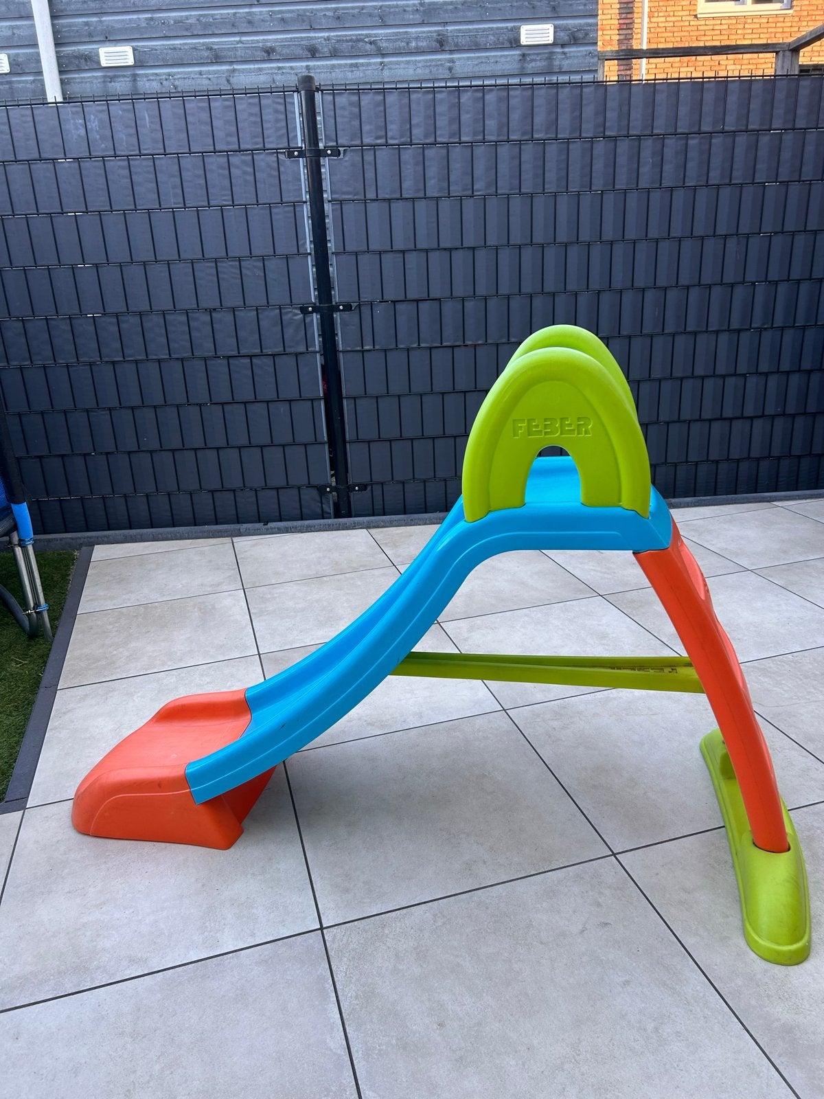 Feber glijbaan voor kinderen, Ophalen, Gebruikt
