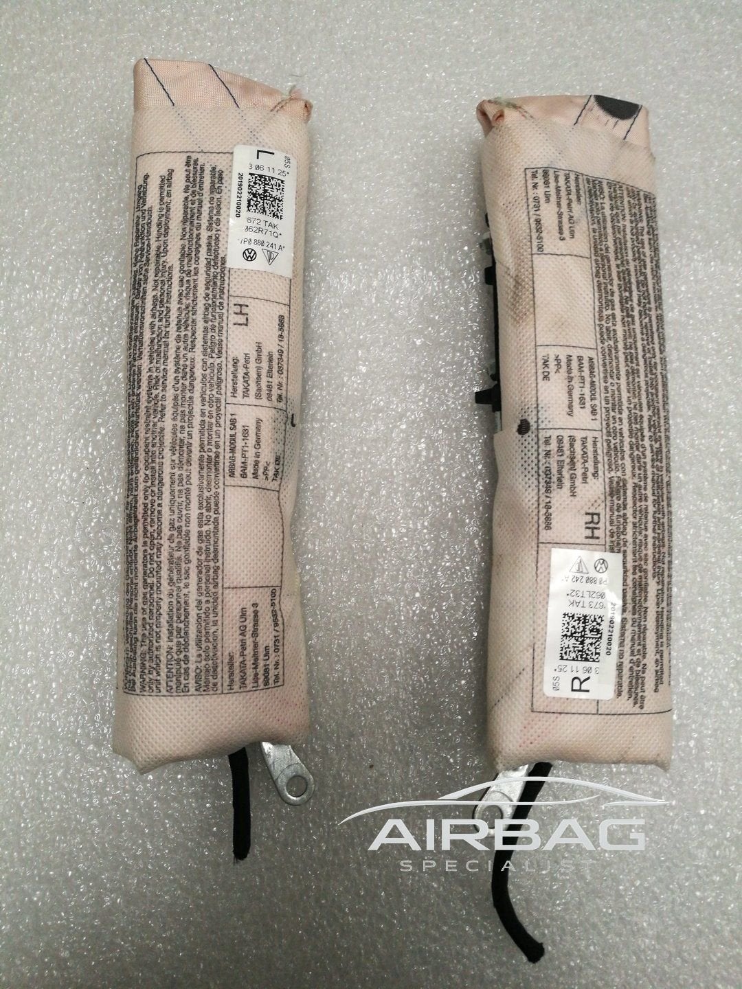 VW Touareg Porsche Cayenne 2 II stoel airbag L+R 7P0880241A, Auto-onderdelen, Gebruikt, Porsche, -, -