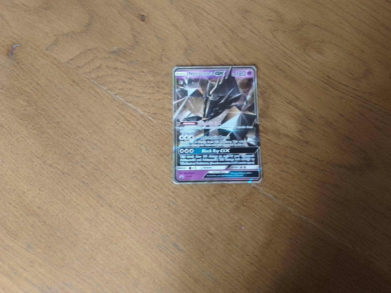 Necrozma GX Pokémon kaart - Zeldzaam en in goede staat, Ophalen of Verzenden