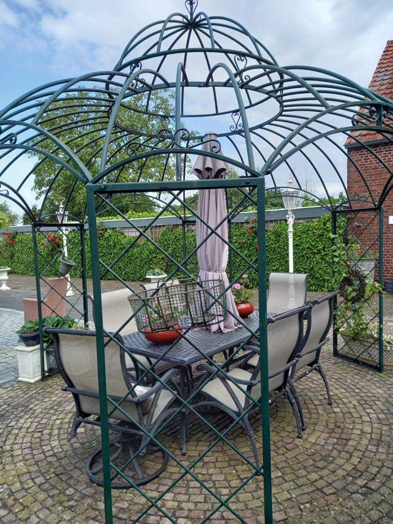 Ijzeren prieel, Ophalen, Gebruikt, Tuinpaviljoen