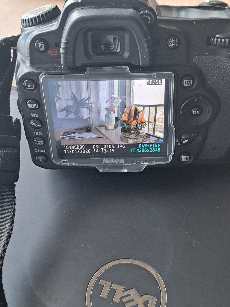 een mooie nikon D90, Audio, Tv en Foto, Fotocamera's Digitaal, Gebruikt, Geheugenkaart, Nikon, Geen optische zoom