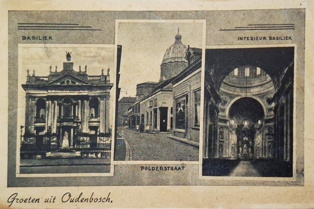 Oudenbosch, Verzamelen, Ansichtkaarten | Nederland, Ophalen of Verzenden, Gelopen, Noord-Brabant