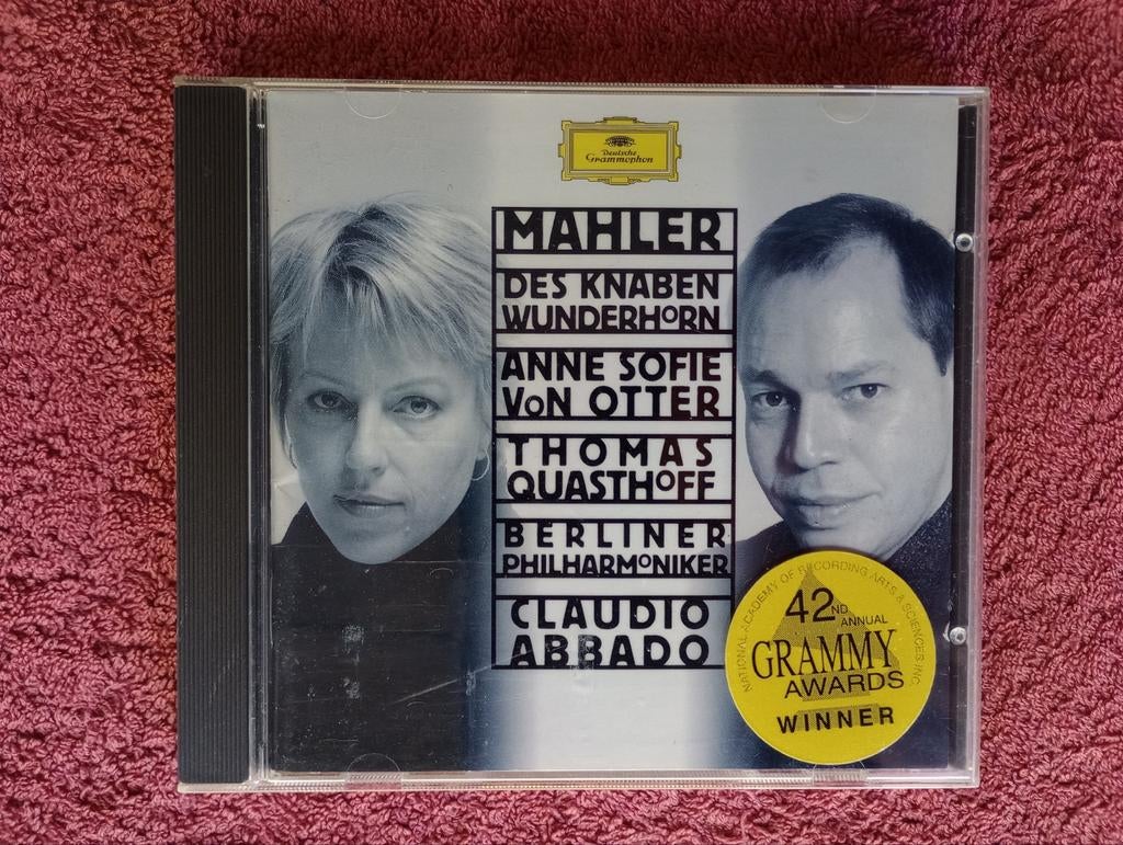 Mahler Des Knaben Wunderhorn - von Otter & Guasthoff, Ophalen of Verzenden, Romantiek, Gebruikt, Orkest of Ballet