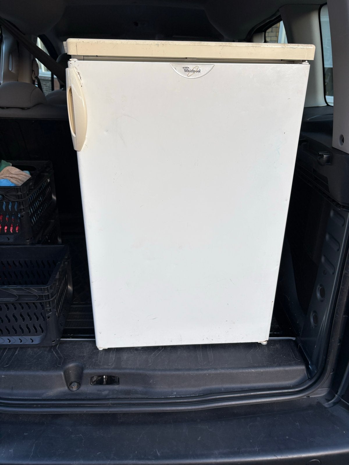 Compacte Koelkast met Vriesvak - Whirlpool, 85 tot 120 cm, Gebruikt, 100 tot 150 liter, Ophalen of Verzenden