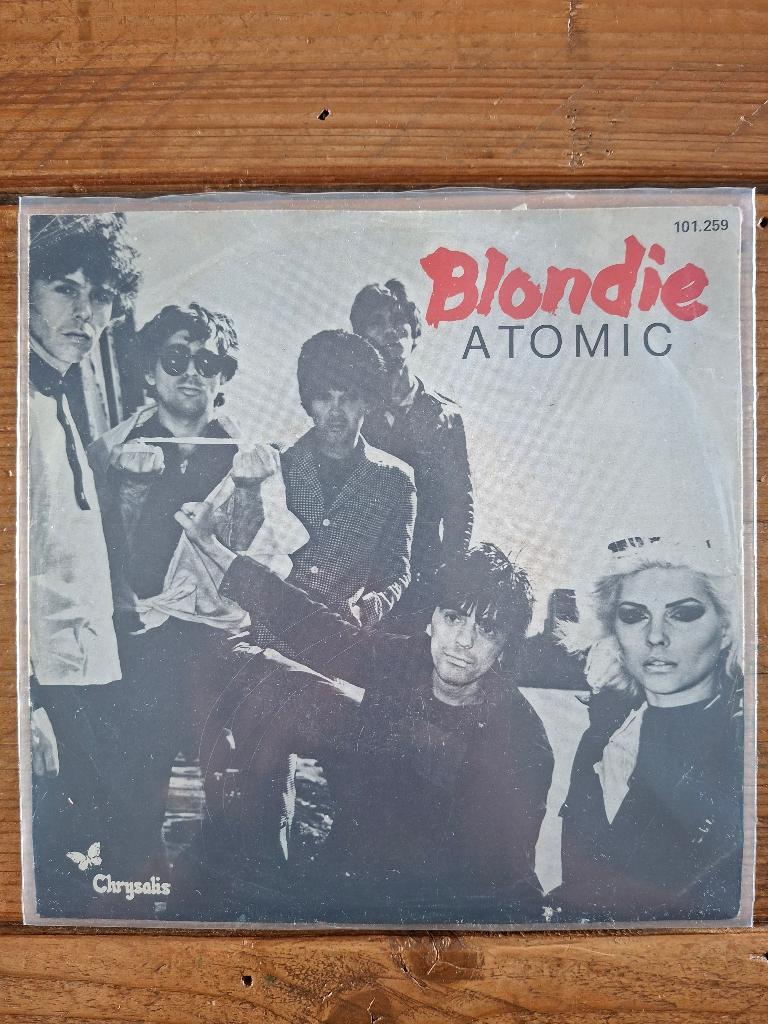 Blondie - Atomic / Die young stay pretty, Cd's en Dvd's, Vinyl Singles, Verzenden, Overige genres, 7 inch, Zo goed als nieuw