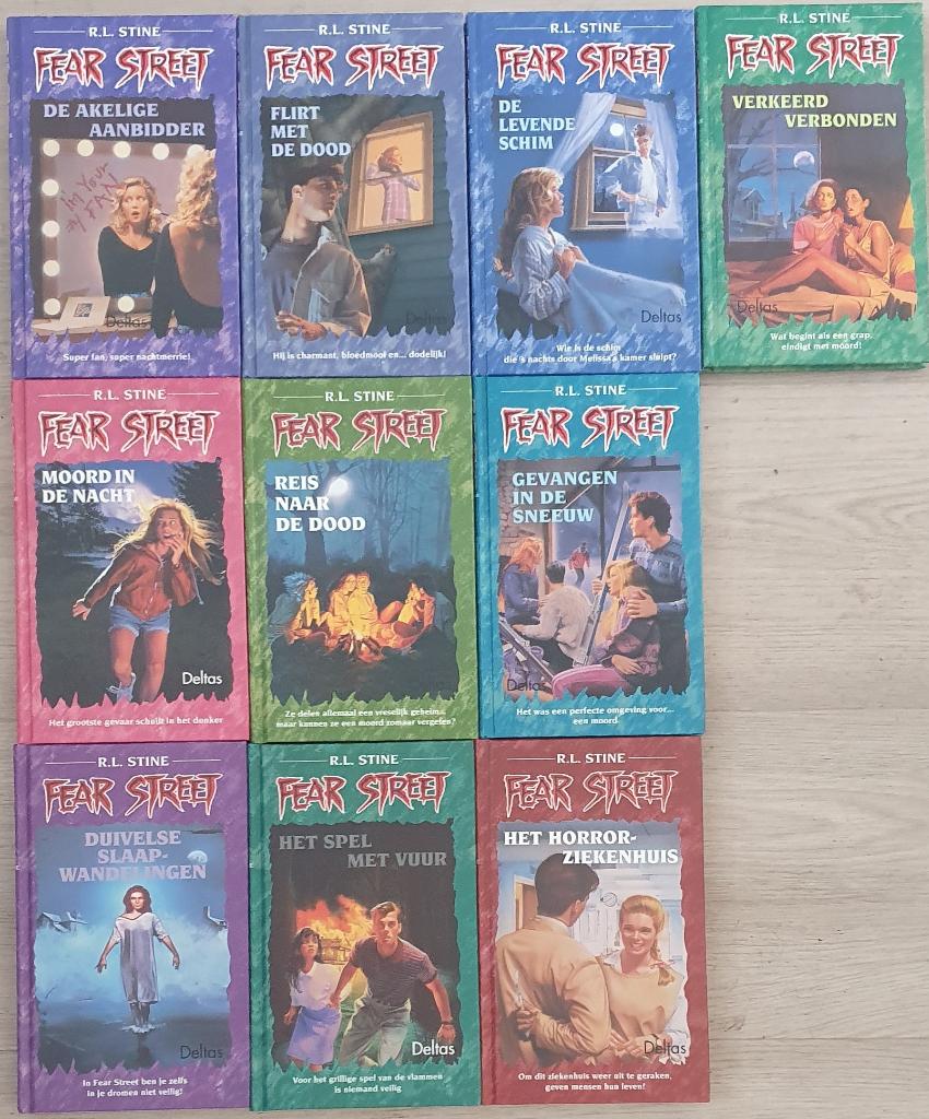 R.L. Stine - Fear Street boekenreeks, Boeken, Kinderboeken | Jeugd | 13 jaar en ouder, Zo goed als nieuw, Ophalen of Verzenden