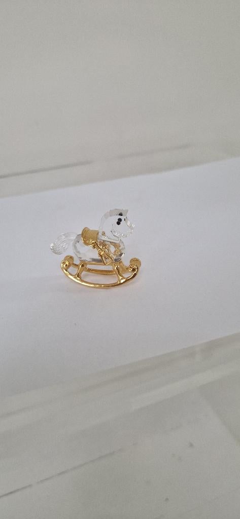 Swarovski Kristal Hobbelpaard, Ophalen of Verzenden, Zo goed als nieuw, Figuurtje