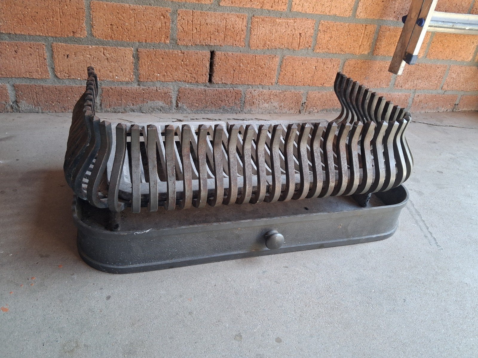 Open haard inzet met aslade, 2 roosters en spatscherm, Huis en Inrichting, Haarden, Ophalen of Verzenden, Gebruikt, Houthaard
