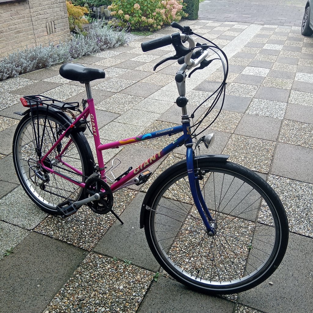 Giant Stonebreaker - 18 versnellingen, Fietsen en Brommers, Ophalen, Gebruikt, Velgrem, Versnellingen