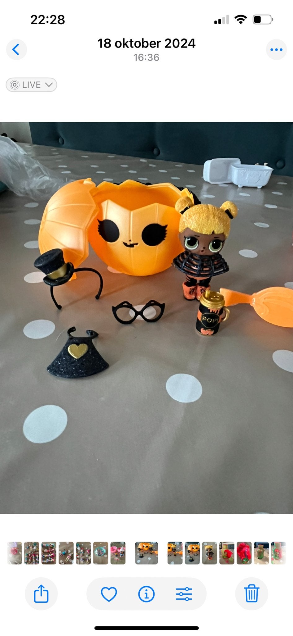 L.O.L. Surprise! Halloween pop met accessoires, Ophalen of Verzenden, Zo goed als nieuw, Overige typen