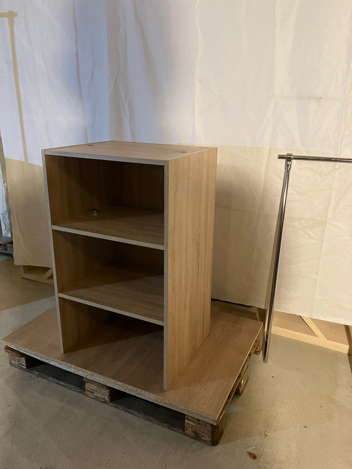 Kastje met kledingbeugel 60x50x100 cm, Ophalen, Met plank(en), 100 tot 150 cm, 50 tot 100 cm
