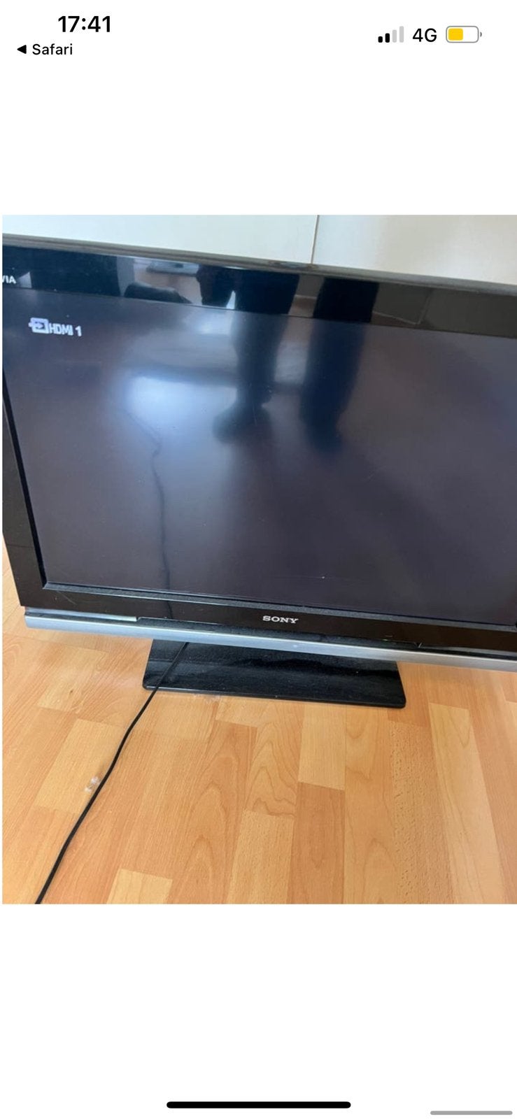 sony tv, Ophalen, 50 Hz, Zo goed als nieuw, Sony