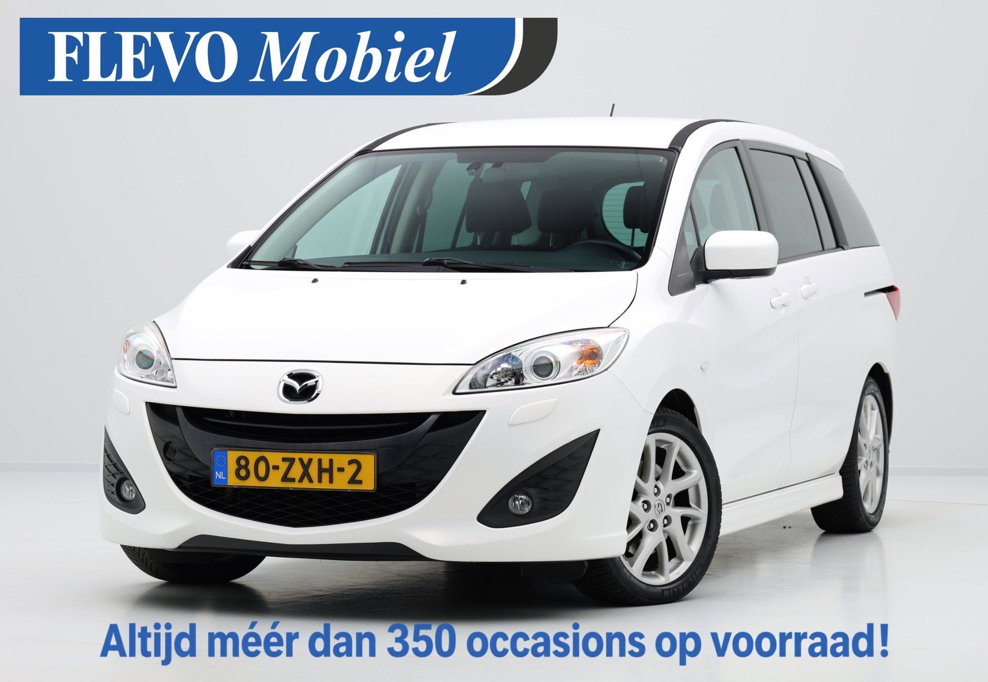 Mazda 5 2.0 150pk Executive GT 7-pers. Xenon|Leder|Navi|Clim, Auto's, Euro 5, Gebruikt, 4 cilinders, 150 pk