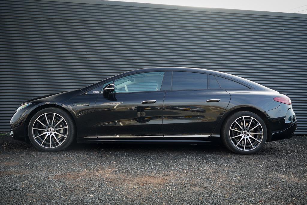 Mercedes-Benz EQS 450+ AMG Line 108 kWh / Premium Plus / HUD, Gebruikt, 137 €/maand, Zwart, EQS